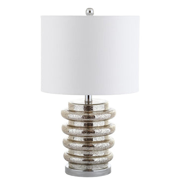 Allen 22.75" LED Glass Table Lamp - JONATHAN Y